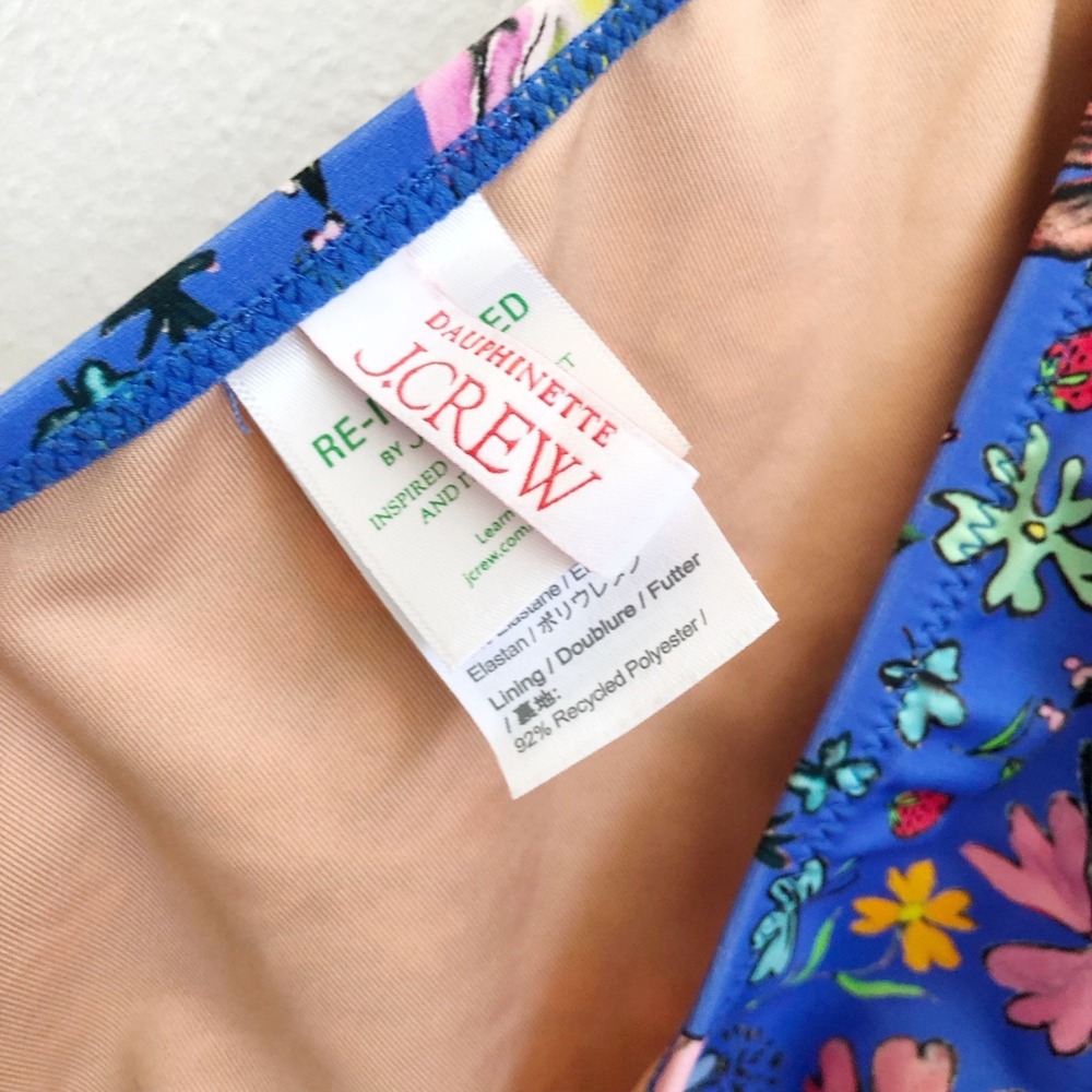 Dauphinette X J. CREW Bikini Set in Cornucopia Floral Size L/ XL - Picture 14 of 16
